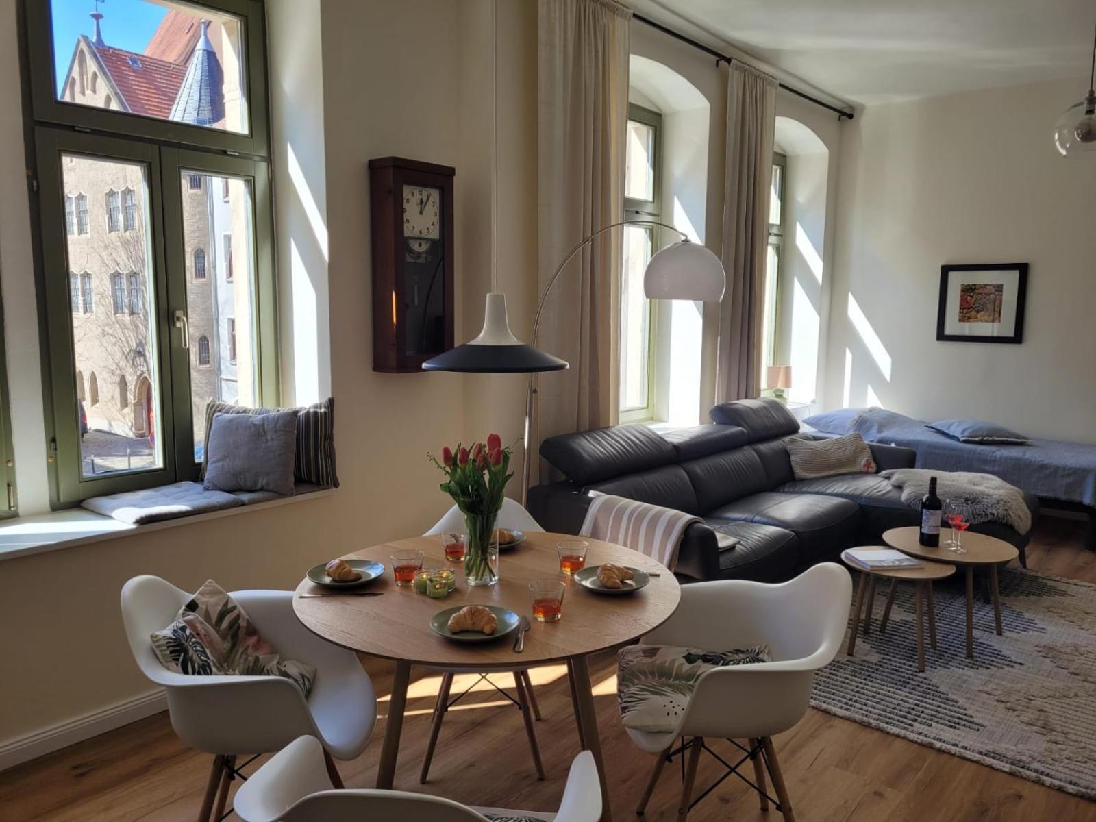 Cosel Apartment Altstadt Radfahrer Balkon Meißen Eksteriør bilde